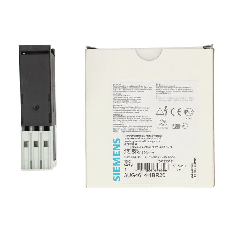 Реле контроля напряжения Siemens Sirius 3UG4614-1BR20