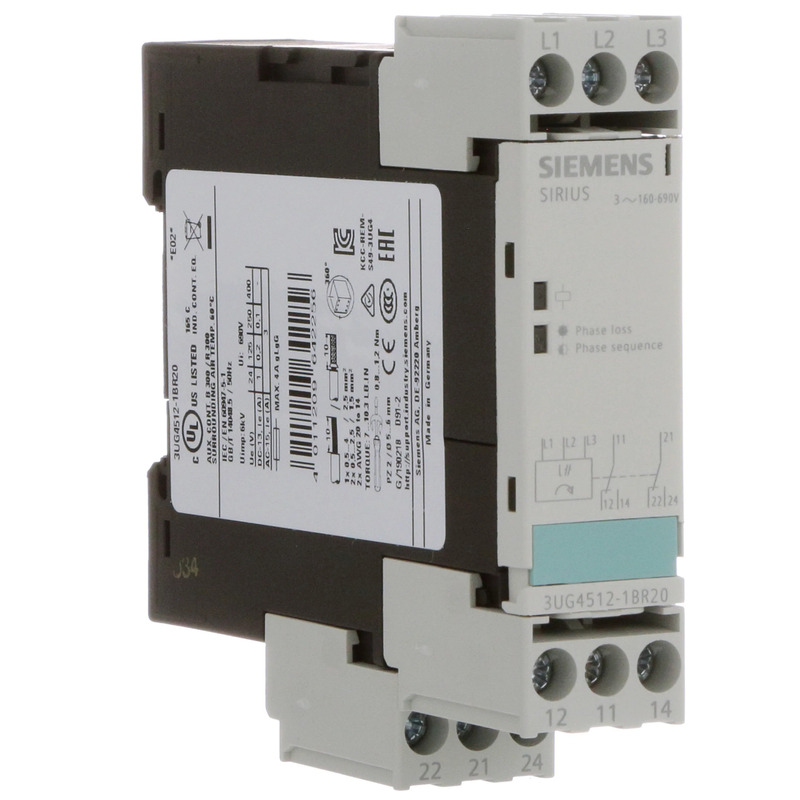 Реле контроля фаз Siemens 3UG4512-1AR20