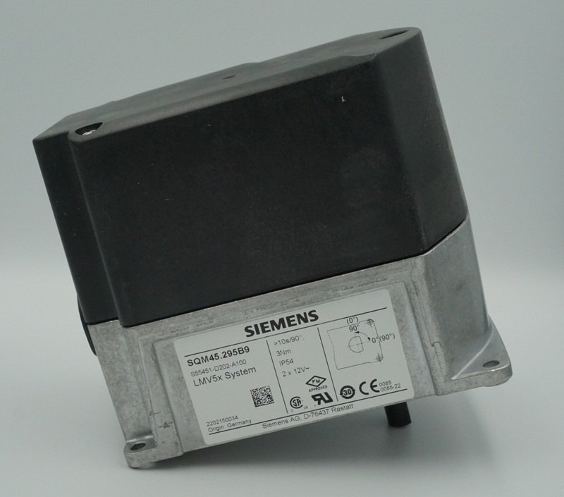 Техническое обслуживание сервопривода горелки Siemens SQM 11.16502