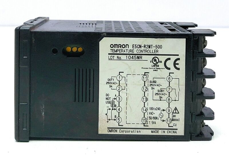 Сброс регулятора Omron E5CN устранение неполадок системы