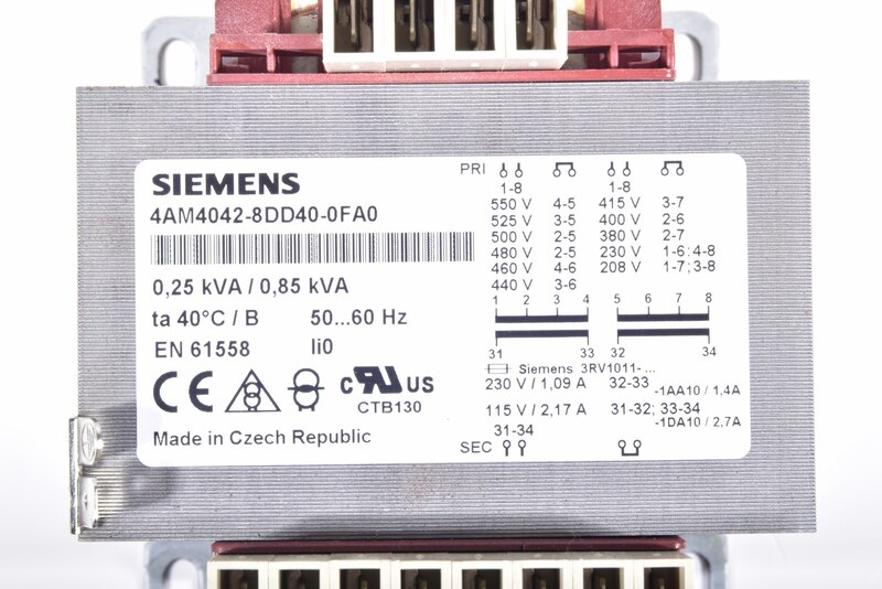 Siemens трансформатор 4AM5596-0ES40-0FS1 Siemens трансформатор 4AM5596-0ES40-0FS1