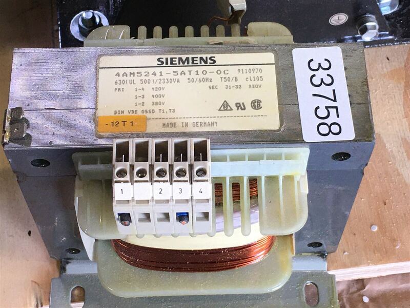 Трансформатор Siemens Typ ZM 20/10 230В 50Гц Sec 2х5кВ 20мА