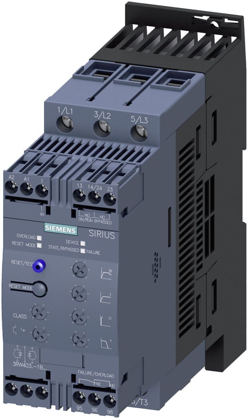 Устройство плавного пуска Siemens Sirius 3RW4075-6BB Устройство плавного пуска Siemens Sirius 3RW4075-6BB