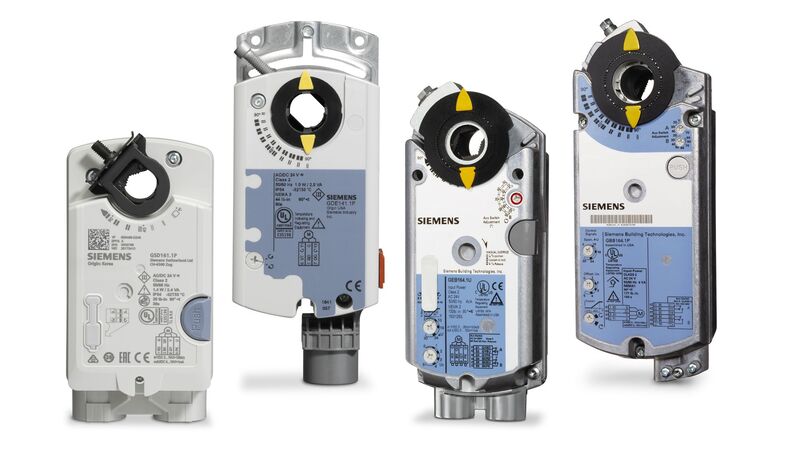 Электропривод заслонки Siemens GMA 331.1E в системах управления вентиляцией Электропривод заслонки Siemens GMA 331.1E в системах управления вентиляцией