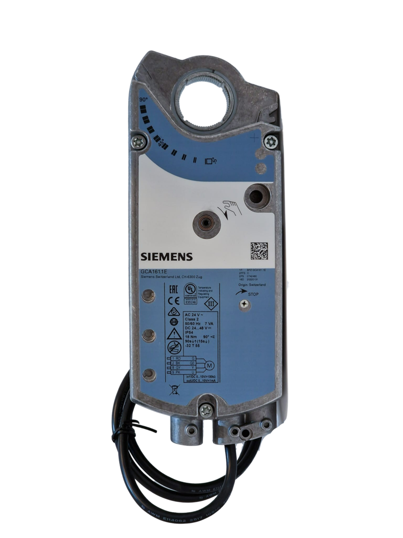 Привод воздушной заслонки Siemens GCA161.1E Привод воздушной заслонки Siemens GCA161.1E