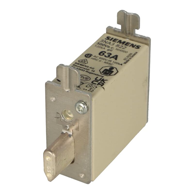 Siemens 3NA3822 63A 500V
