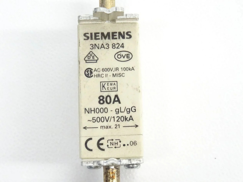Siemens 3NA3 824 80A Siemens 3NA3 824 80A