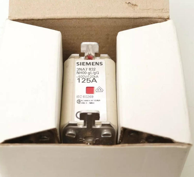 Siemens 3NA7 832 NH00-GL gg 125A Siemens 3NA7 832 NH00-GL gg 125A