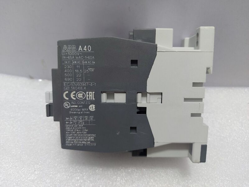 Обеспечьте безупречную работу оборудования с контактором ABB A40 30 10