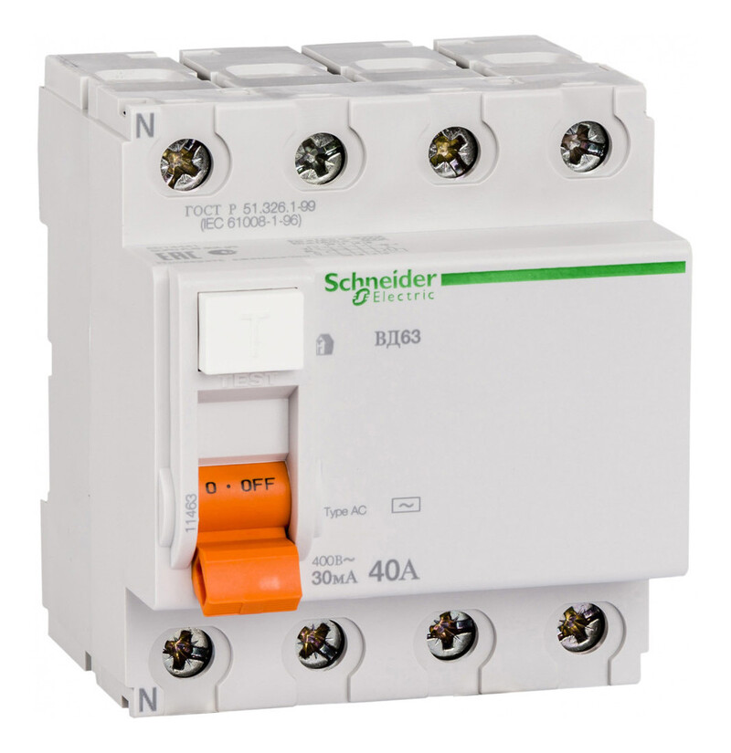 УЗО 40А 30мА Schneider Electric
