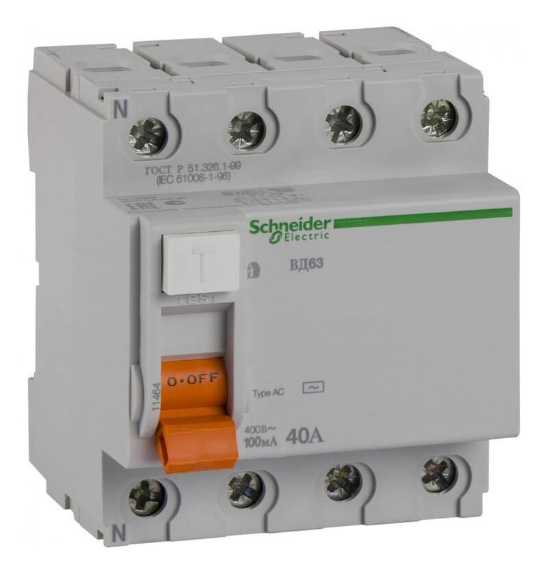 УЗО ВД63 от Schneider Electric