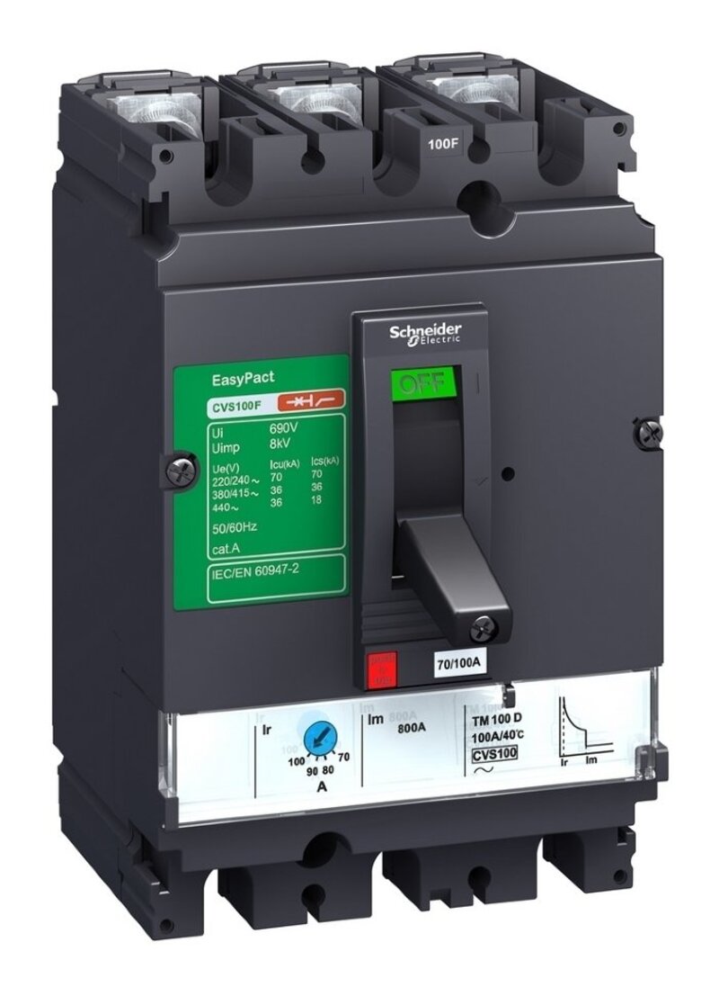 Автомат Schneider Electric Compact NSX 80A 25kA