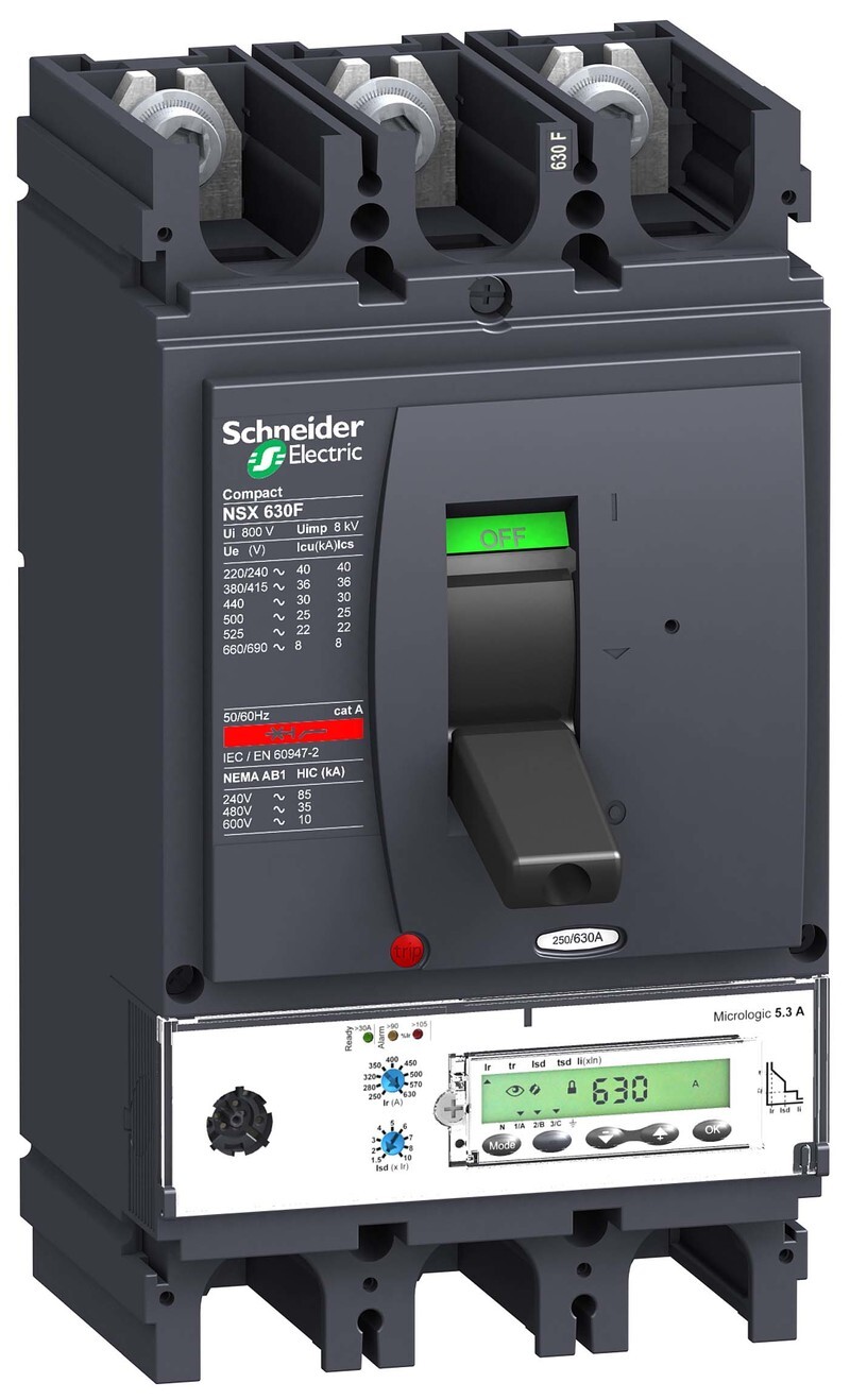 Schneider Electric NSX630N Micrologic 5.3