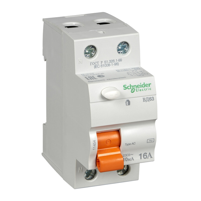 Обеспечьте максимальную защиту с УЗО 16А от Schneider Electric