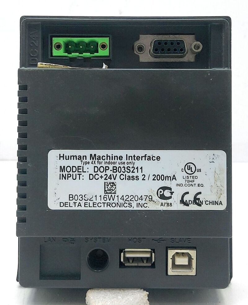 Delta Electronics HMI