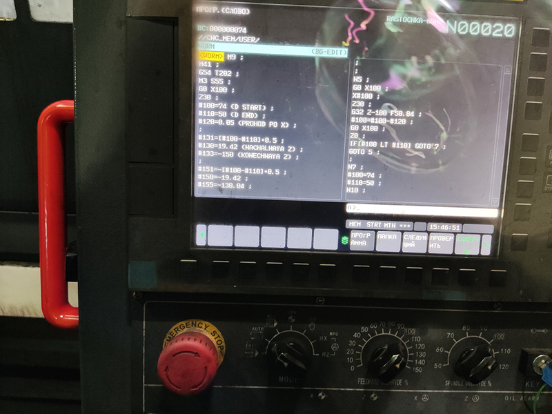 Управление производством: режим мониторинга Fanuc