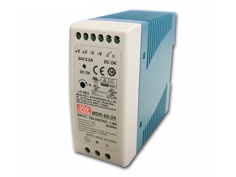 Высококачественный блок питания MDR-60-24 MEAN WELL