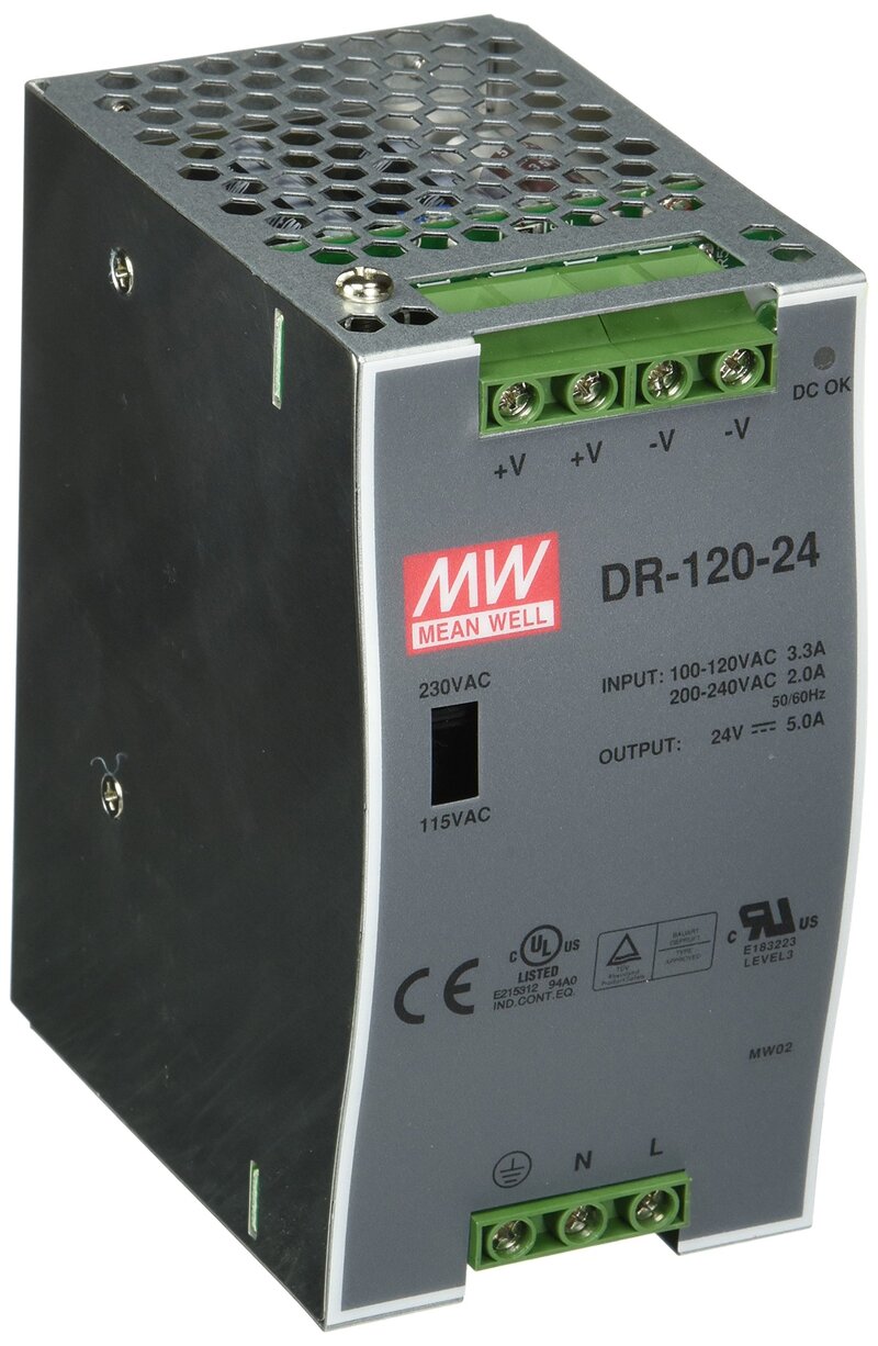 Источник питания Mean Well DR-120-24