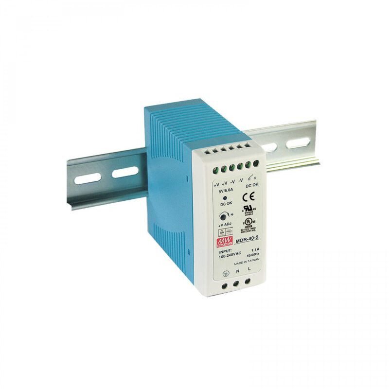Блок питания MEAN WELL MDR-40-24 Блок питания MEAN WELL MDR-40-24