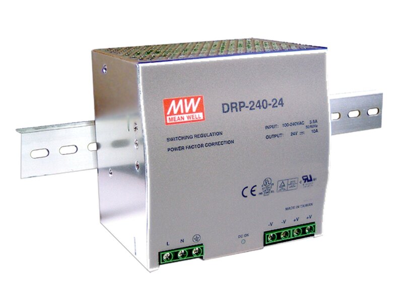Блок питания MEAN WELL DRP-240 Блок питания MEAN WELL DRP-240