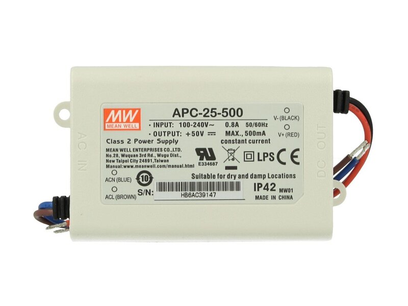 MEAN WELL APC 25 500 MEAN WELL APC 25 500