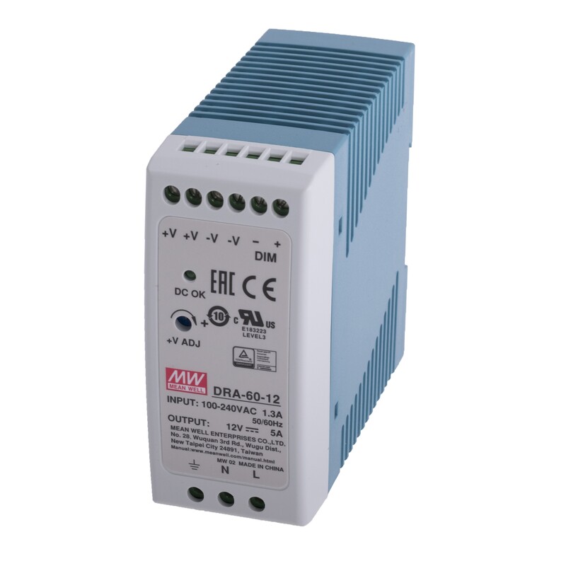 Mean Well DRA 60 12