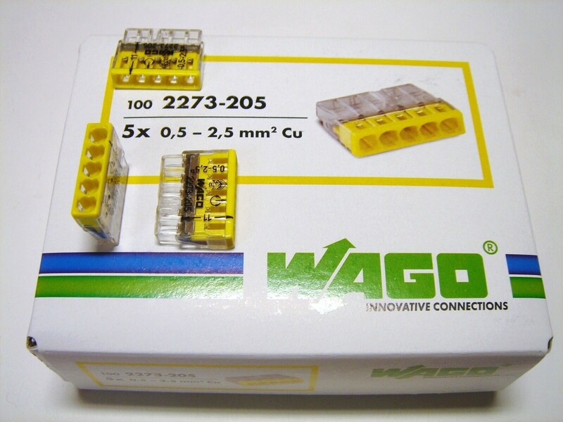 Клеммы Wago 5Х2,5мм² Клеммы Wago 5Х2,5мм²