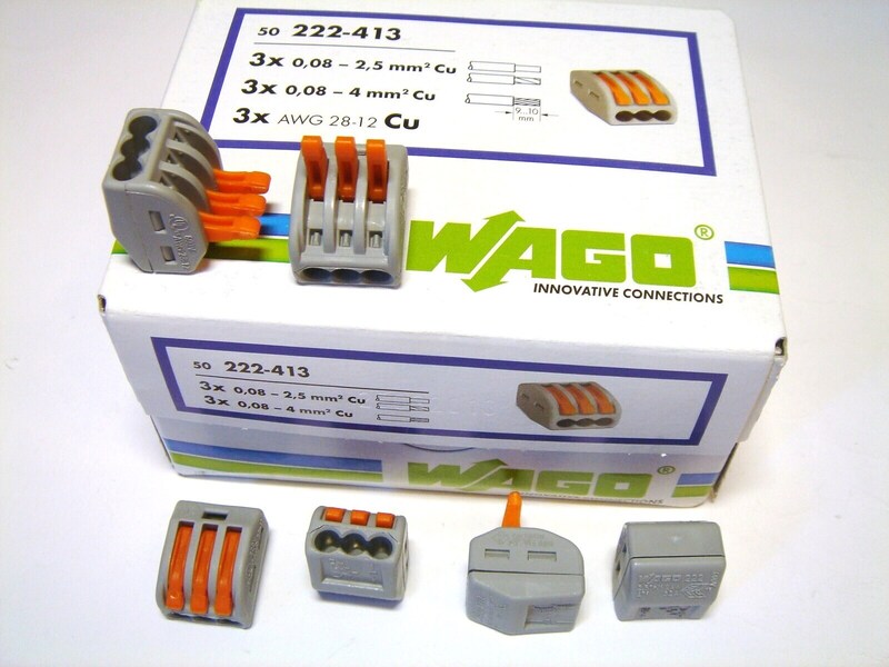 WAGO 3x0.08 2.5: клеммы WAGO 3x0.08 2.5: клеммы