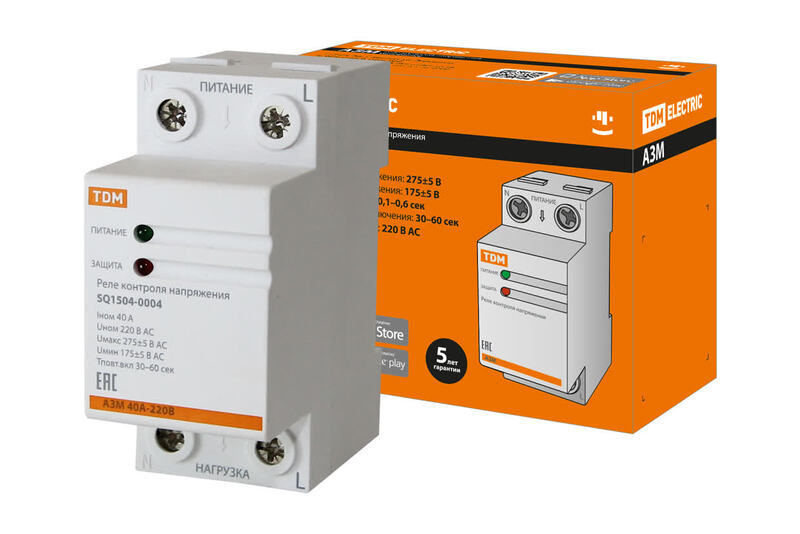 Реле контроля и управления TDM Electric