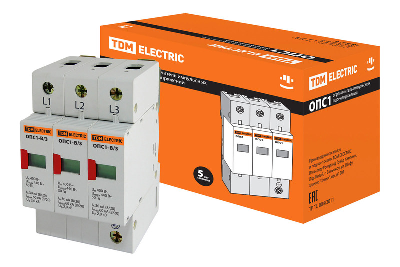 TDM Electric Устройства защиты от импульсных перенапряжений