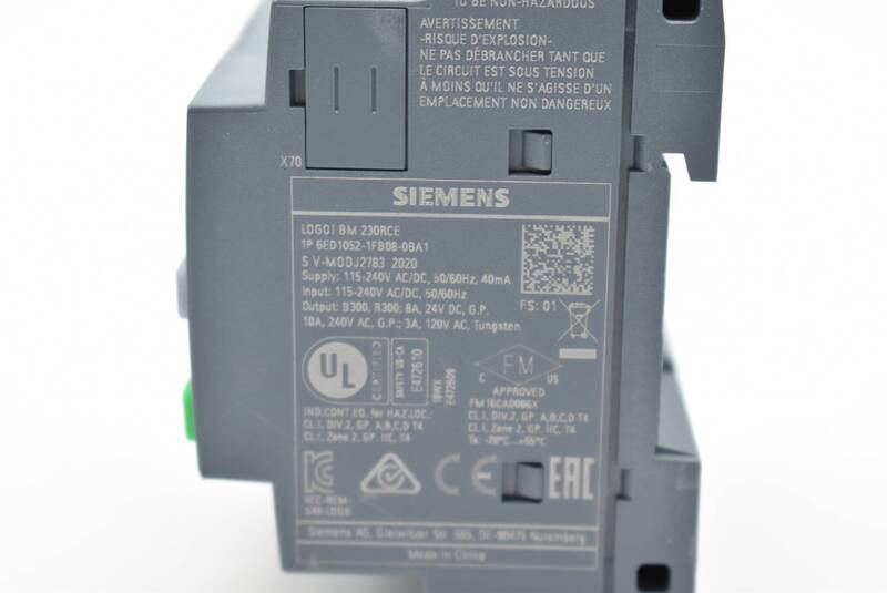 Логический модуль Siemens LOGO! 6ED1052-1FB08-0BA1 Логический модуль Siemens LOGO! 6ED1052-1FB08-0BA1