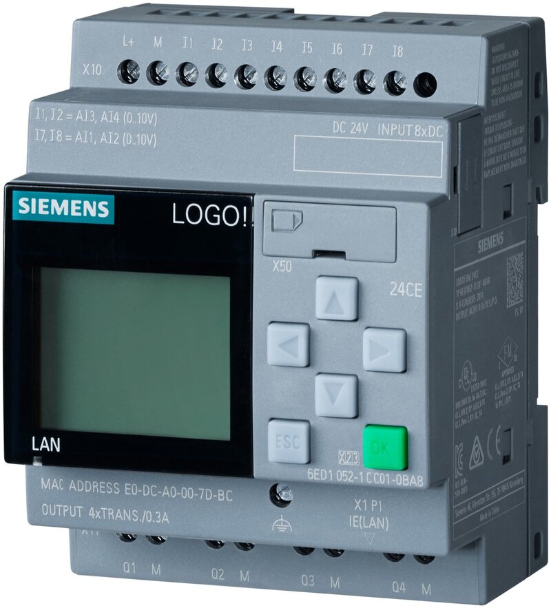 Siemens LOGO DM16 24R 24В 8DI