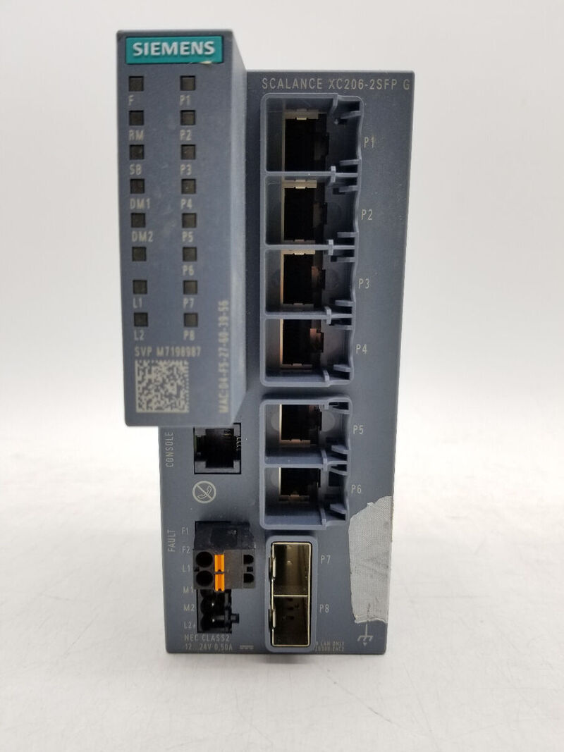 Модель Siemens SCALANCE XC206-2SFP
