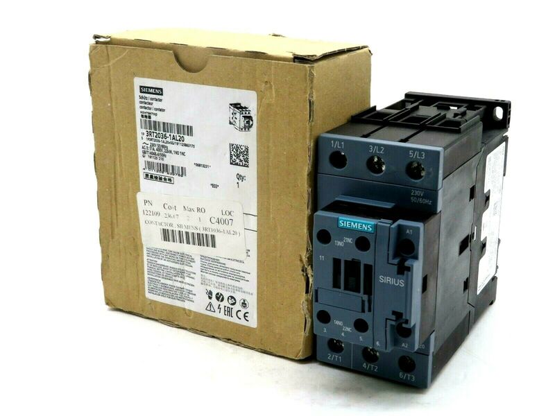 Контактор Siemens 3RT2036-1AL20 Контактор Siemens 3RT2036-1AL20