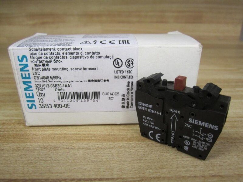 Контактный блок Siemens 3SB3400-0E Контактный блок Siemens 3SB3400-0E