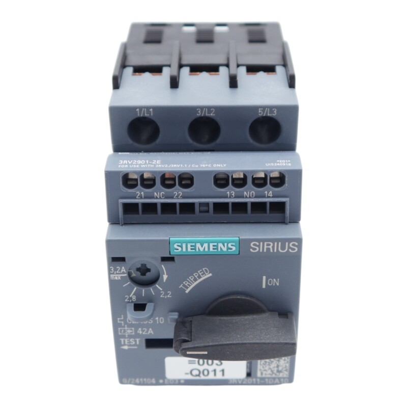Автомат защиты двигателя Siemens Sirius 3RV2011-1DA10 Автомат защиты двигателя Siemens Sirius 3RV2011-1DA10