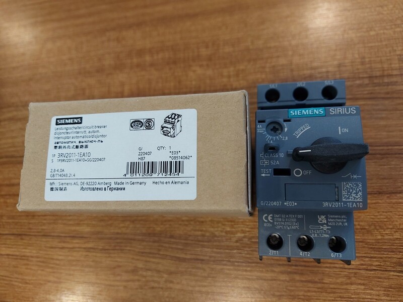 Автоматический выключатель Siemens Sirius 3RV2011-1EA10 Автоматический выключатель Siemens Sirius 3RV2011-1EA10