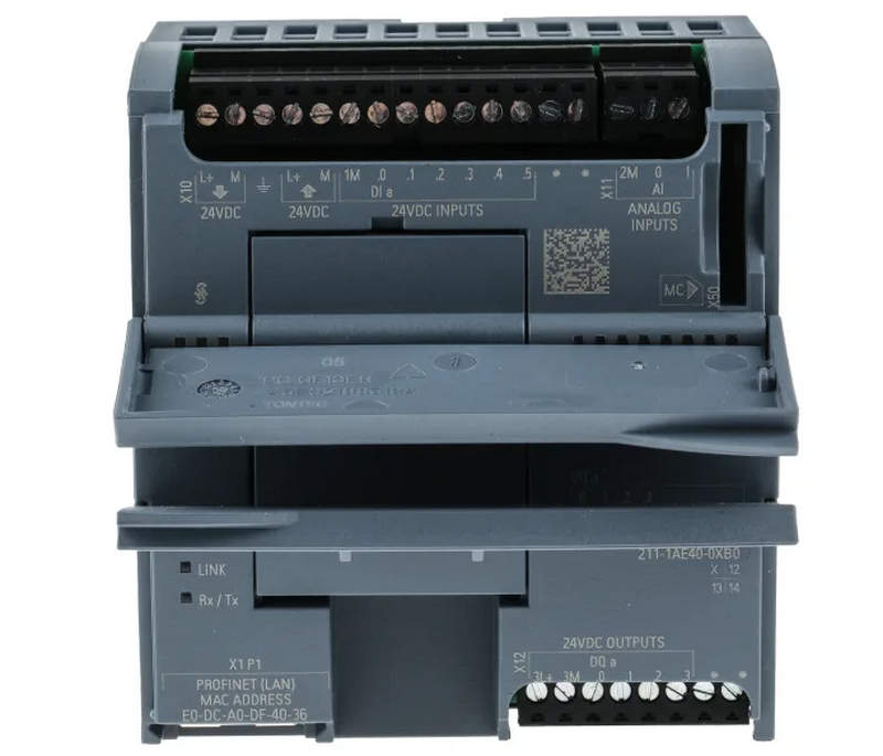 siemens plc s7-1200 cpu 1211c dc dc dc 6es7 211-1ae40-0xb0