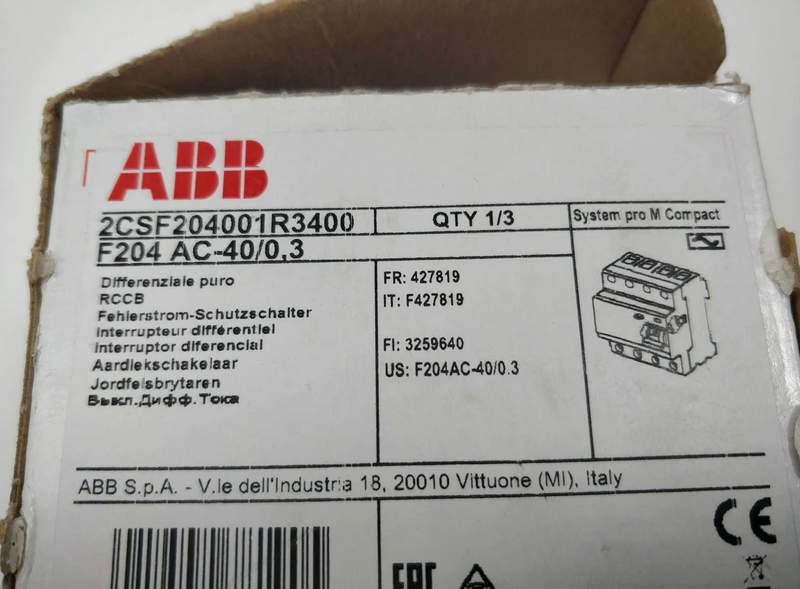 abb f204 a s