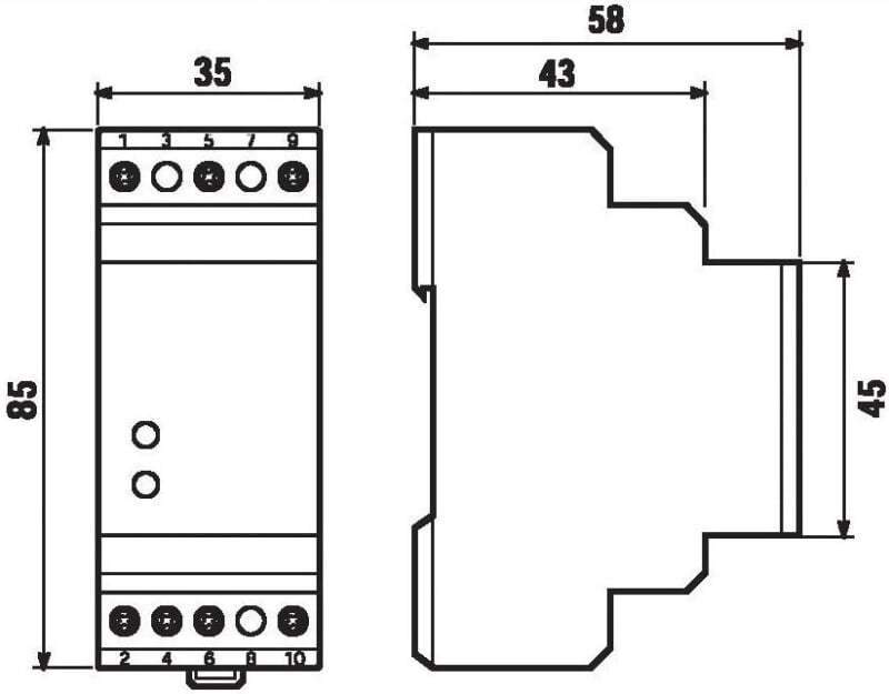 реле контроля напряжения finder