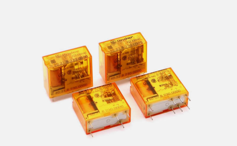 реле миниатюрное 2co 8а 230в finder