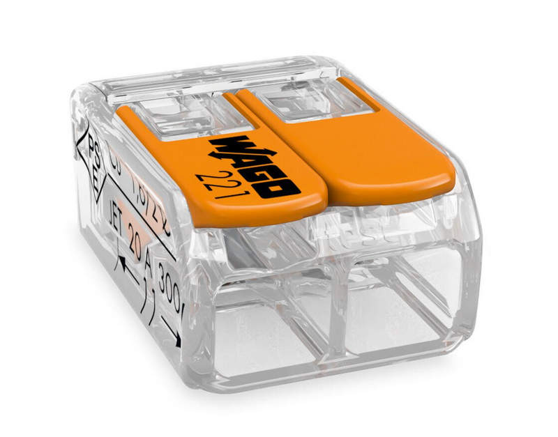 2 проводная клемма wago