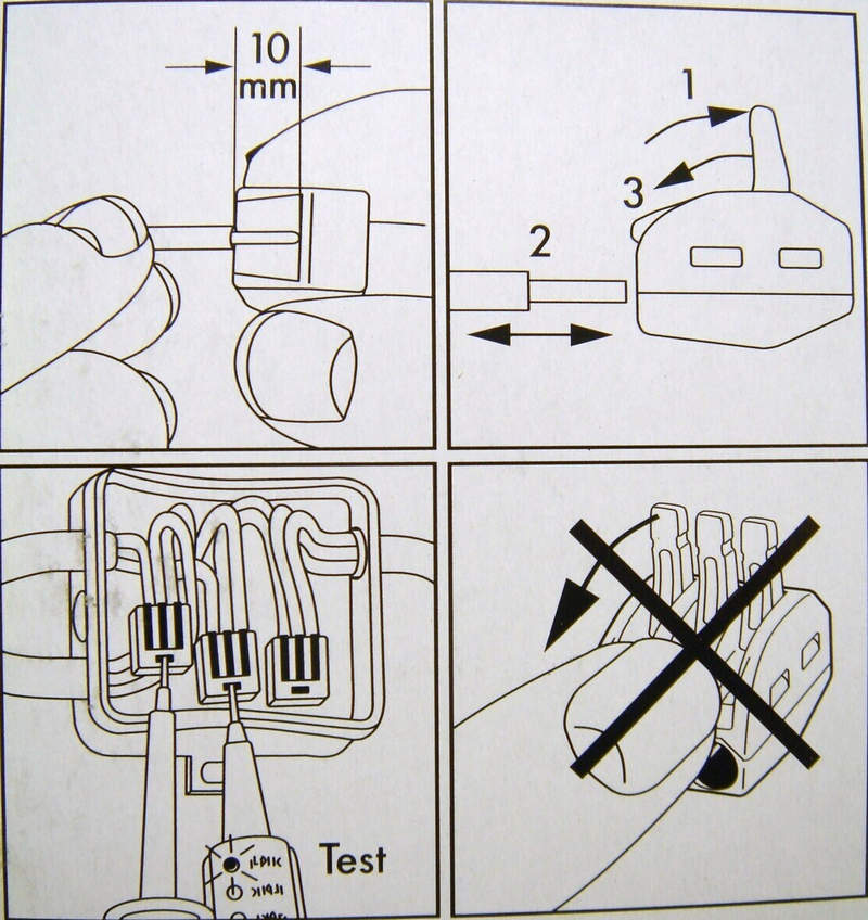 клеммы wago с рычажком