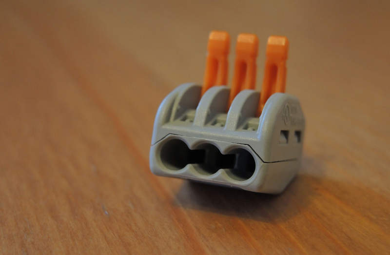 wago 222 клемма 3 проводная