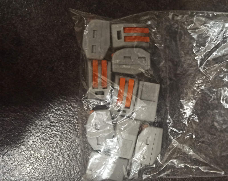 соединительная клемма с рычажком wago