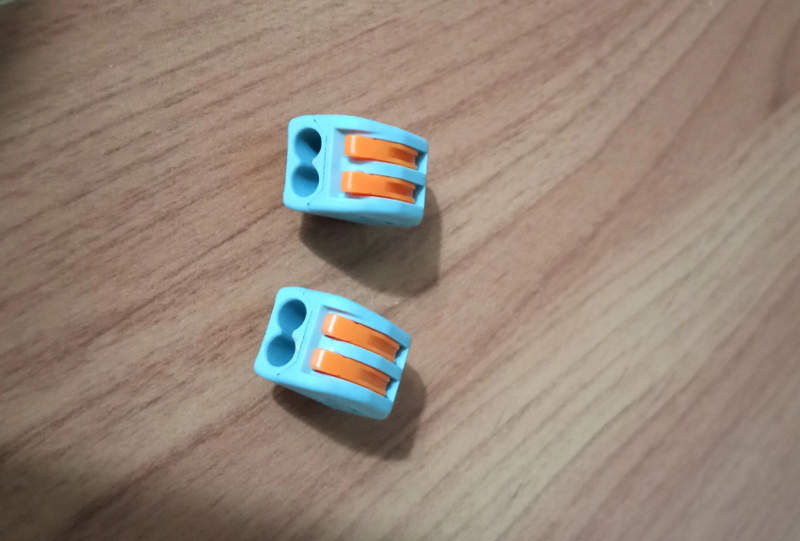 соединительная клемма с рычажком wago