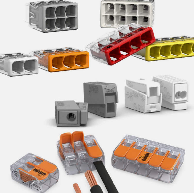 зажимные клеммы wago