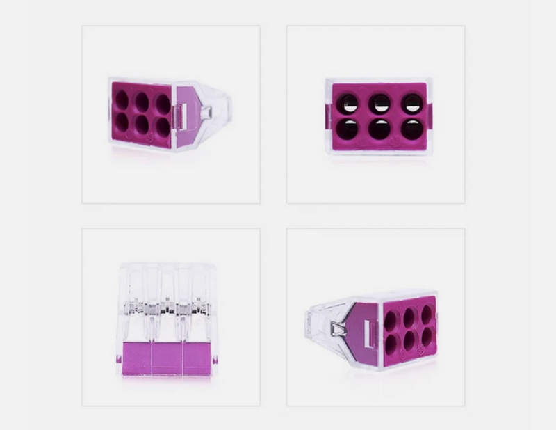 клемма wago 6 проводная