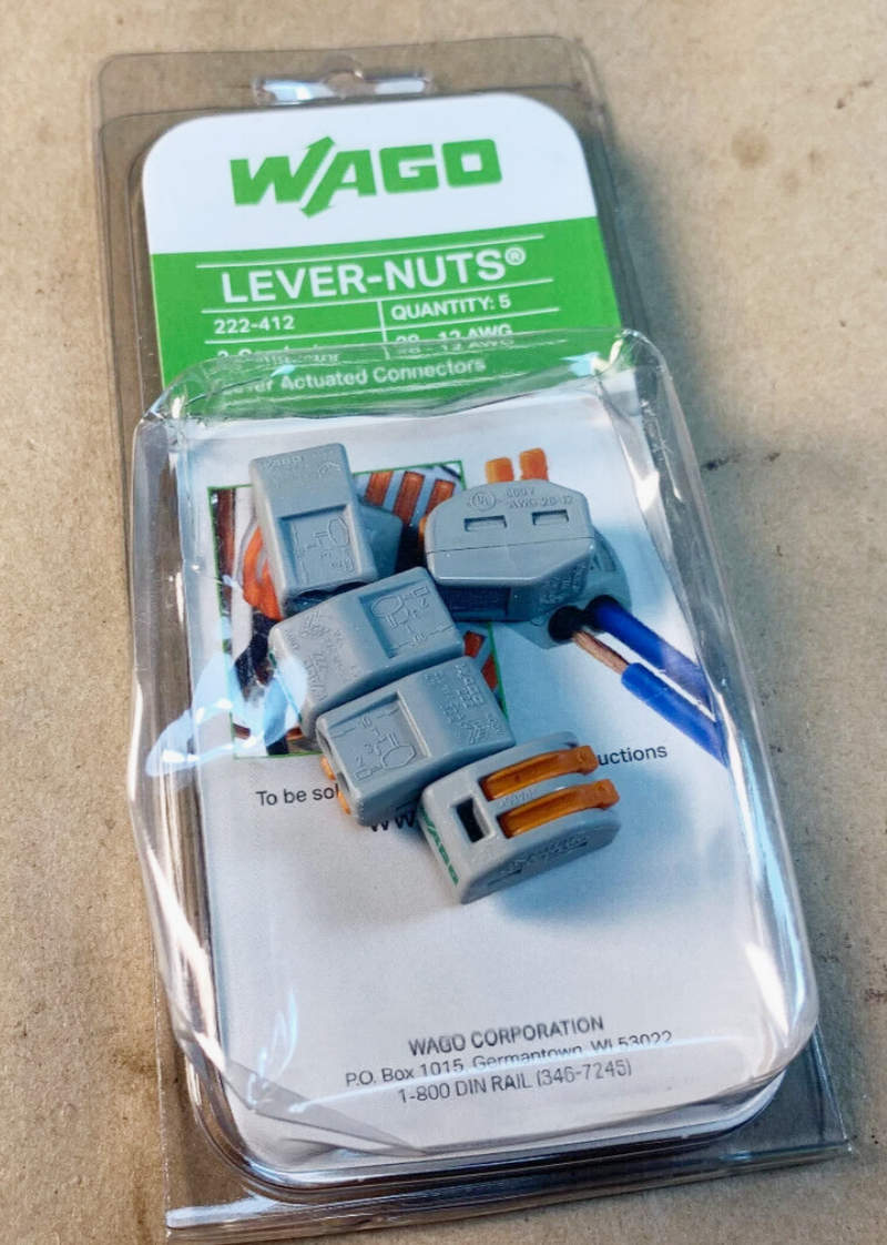 зажим безвинтовой wago 2