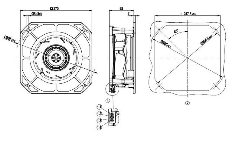 вентилятор ebmpapst k2e220-rb06-01